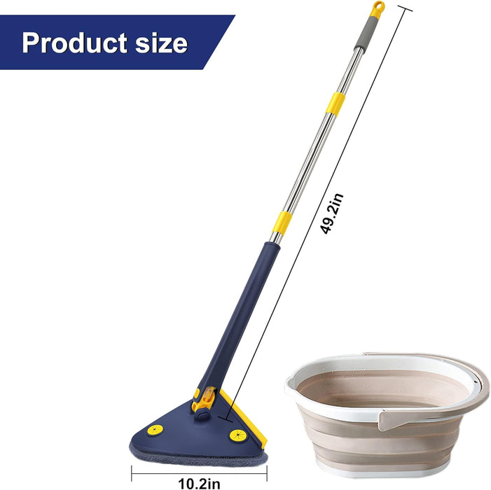 Adjustable 360° Triangular Cleaning Mop