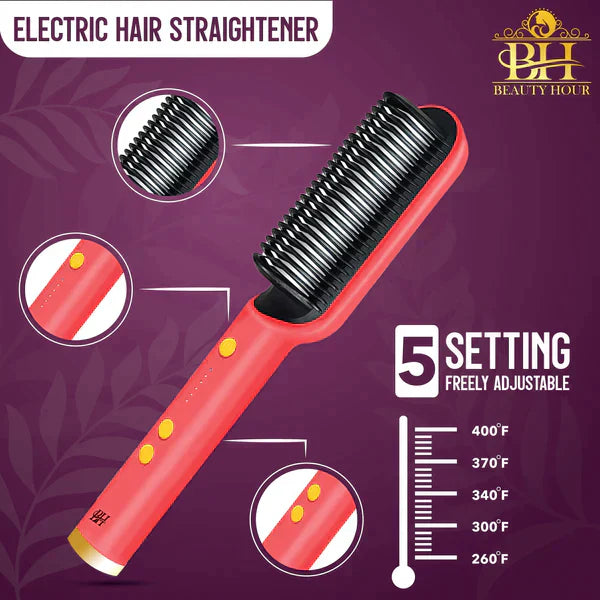 Hair Straightener & Curler 2-in-1 Ionic